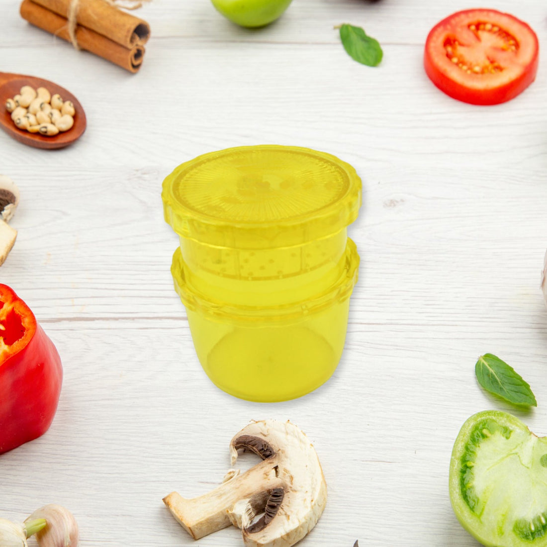 2-in-1 Manual Citrus Juicer & Grinder – Portable Ginger, Garlic, Fruit & Vegetable Squeezer for Healthy Juices & Salads