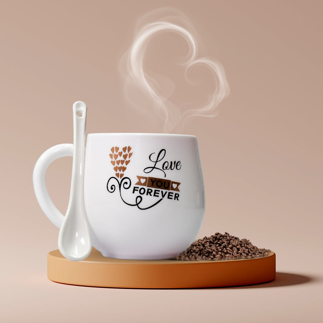 Multi design coffee Mug With Spoon and box packing. Ceramic Mugs to Gift your Best Friend Tea Mugs Coffee Mugs Microwave Safe (1 Pc / Mix Color)