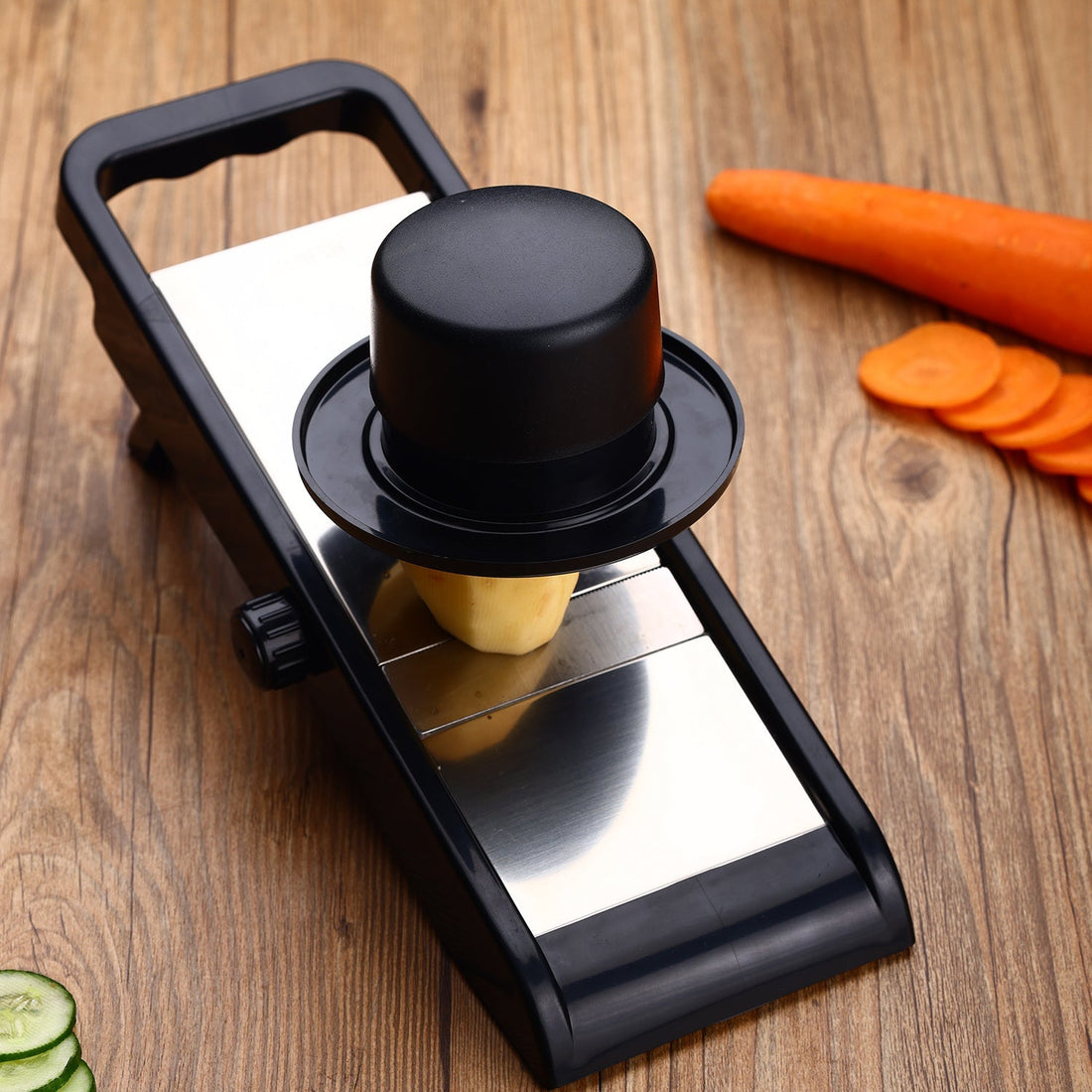 Premium Multipurpose Potato / Onion Slicer and Grater, Potato Slicer for Chips, Vegetable Slicer Machine, Chips Cutter, Potato Slicer for Chips, Onion Slicer (Adjustable Slicer)