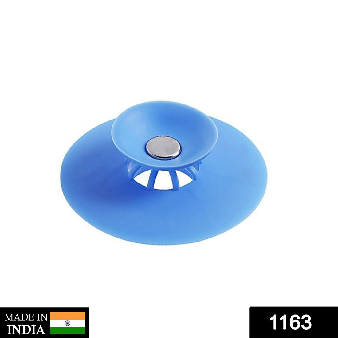 Creative 2-in-1 Silicone Sewer Sink Sealer Cover Drainer (multicolour)