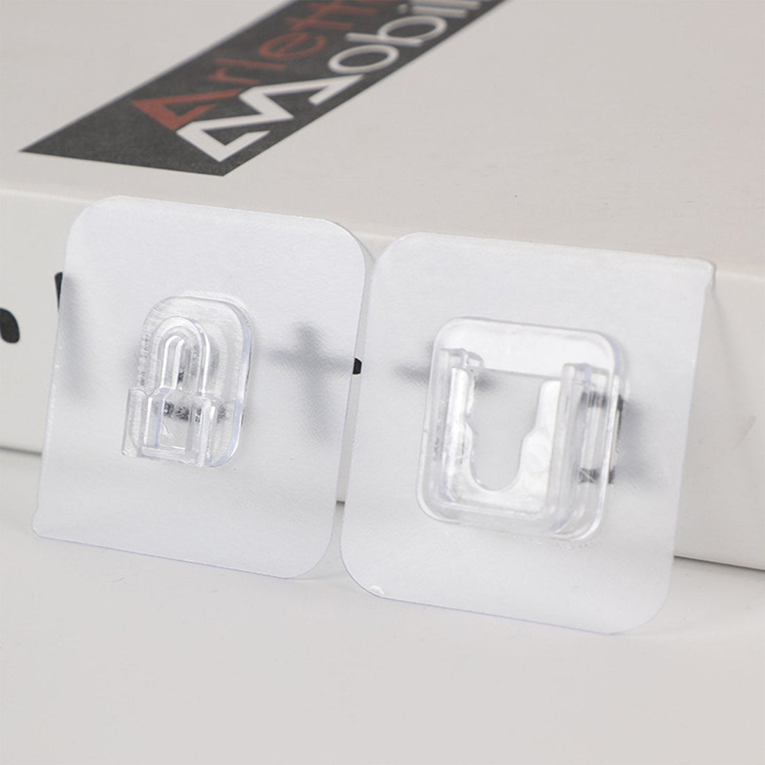 Magic Adhesive Plastic Wall Hooks Heavy Duty Hooks (Pack of 20) - 10 pair