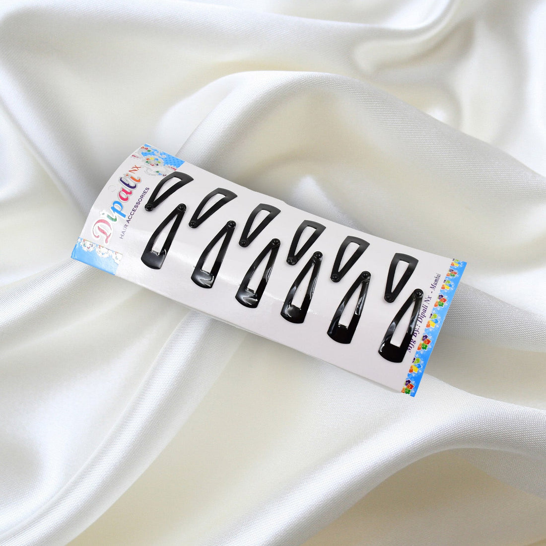 Metal Tik Tak Hair Clips (12 Pcs Set), Hair accessories