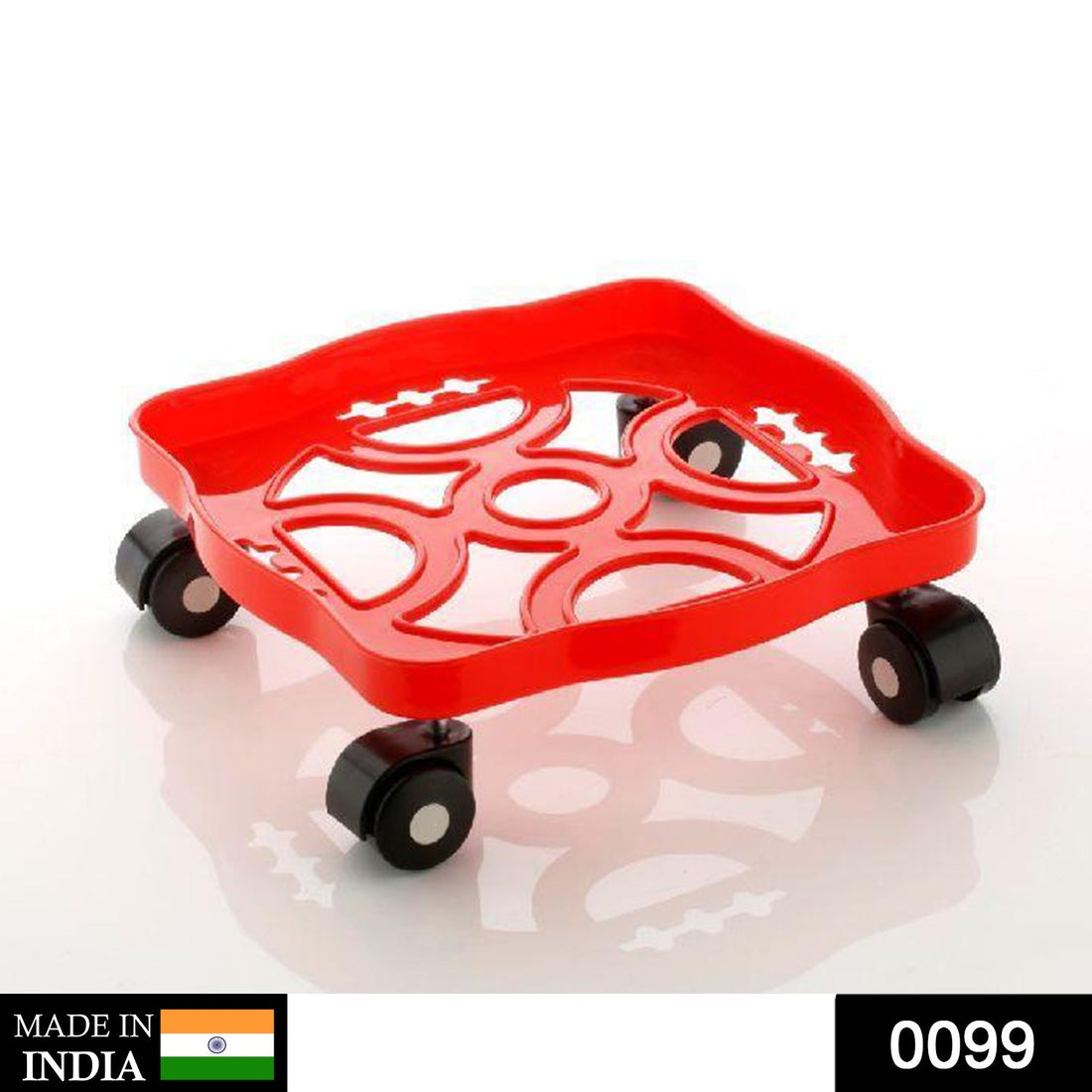Plastic trolley for gas cylinder