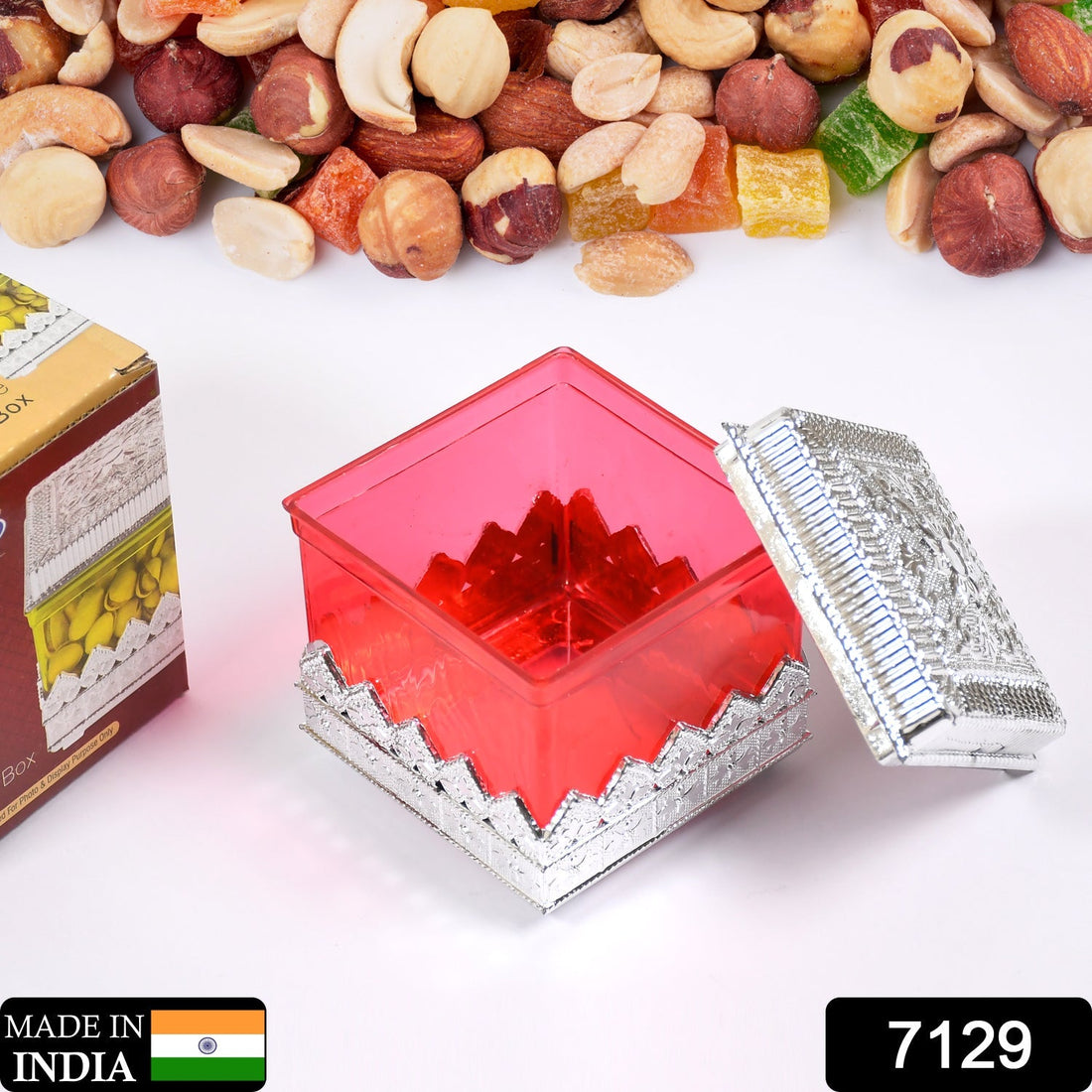 Ruby dryfruit storage container