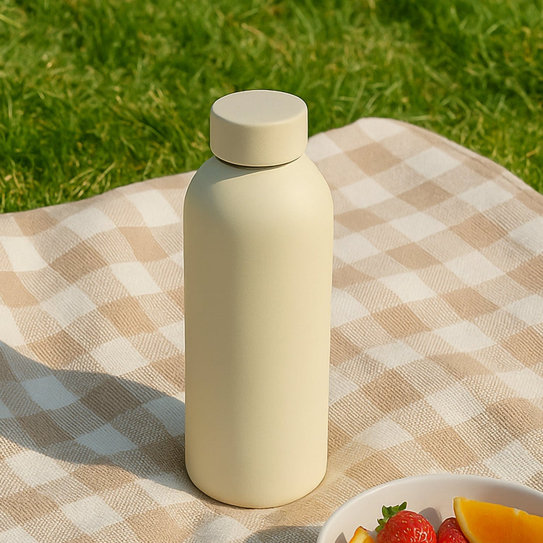 Stainless Steel Double Wall Vacuum-Insulated Drink Water Bottle (Mix Color / 500 ML Approx)