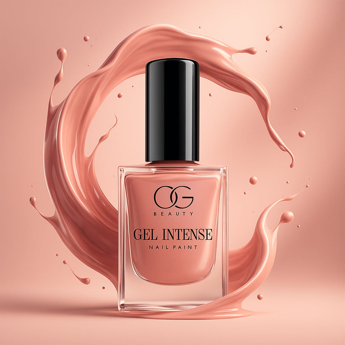 OG Beauty Pastel Peach Gel Intense Nail Polish (1 Pc / 10 ML)