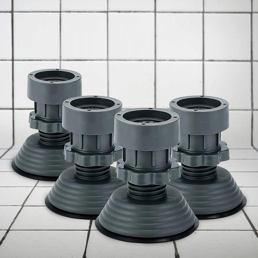 Adjustable Multipurpose AntiVibration For Appliances (Set of 4Pc)