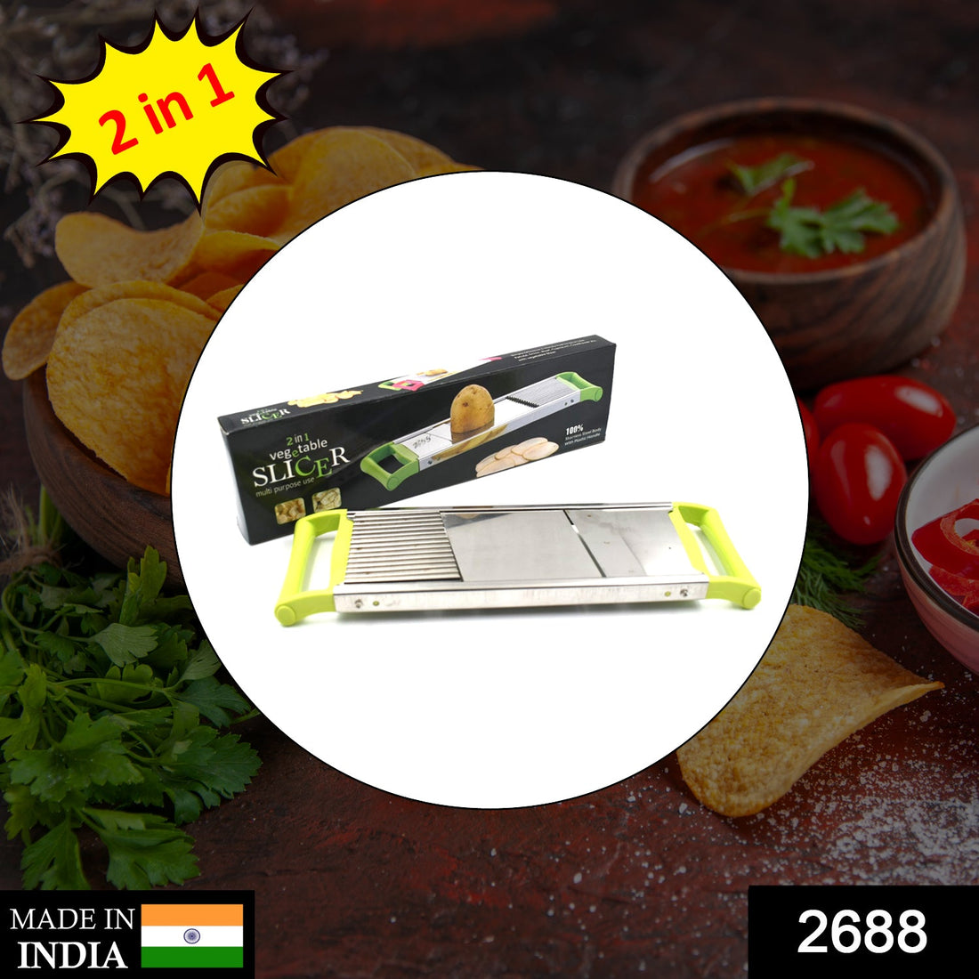 Versatile potato slicer