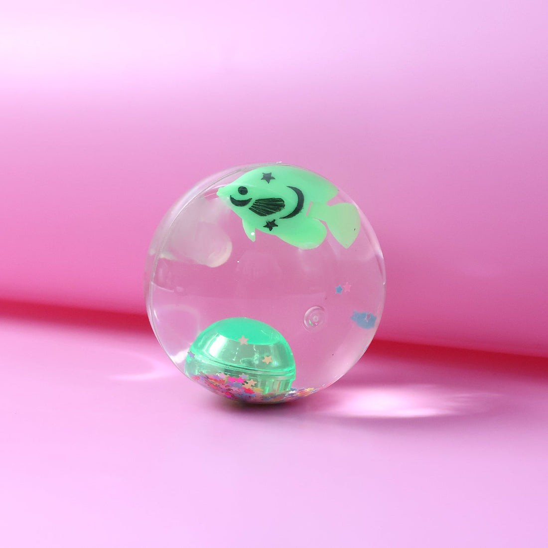 Light-Up Bouncy Fish Ball – Impact-Activated LED Flashing Sensory Toy (1 Pc)