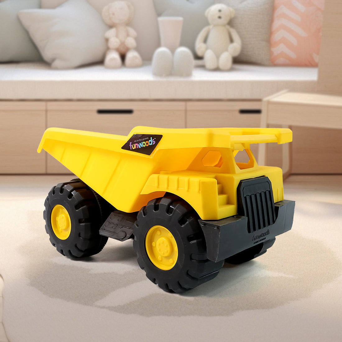 Funwoods Friction-Powered Dump Truck Toy - (1 Pc)