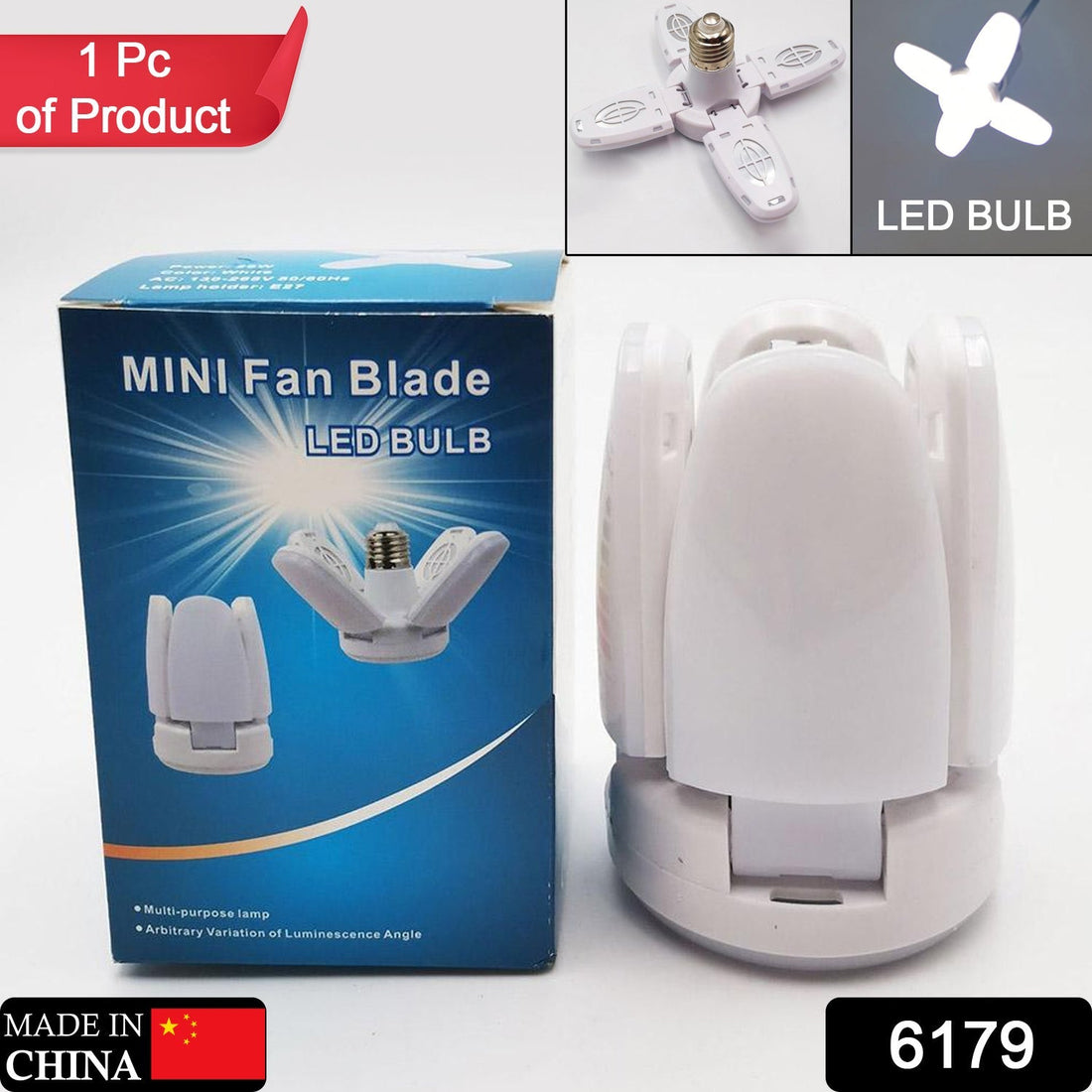 LED fan blade bulb