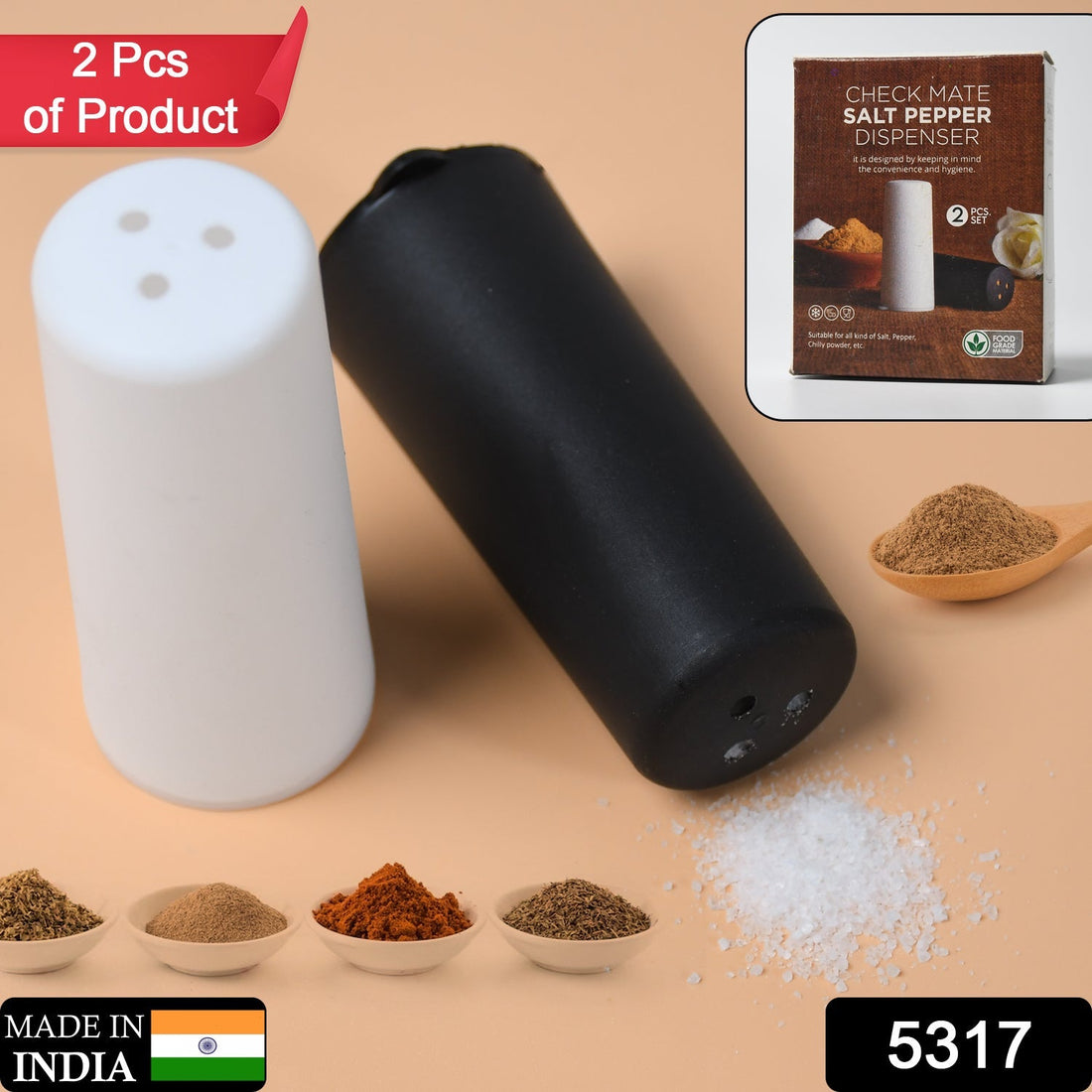 Dispensers with spice pouring