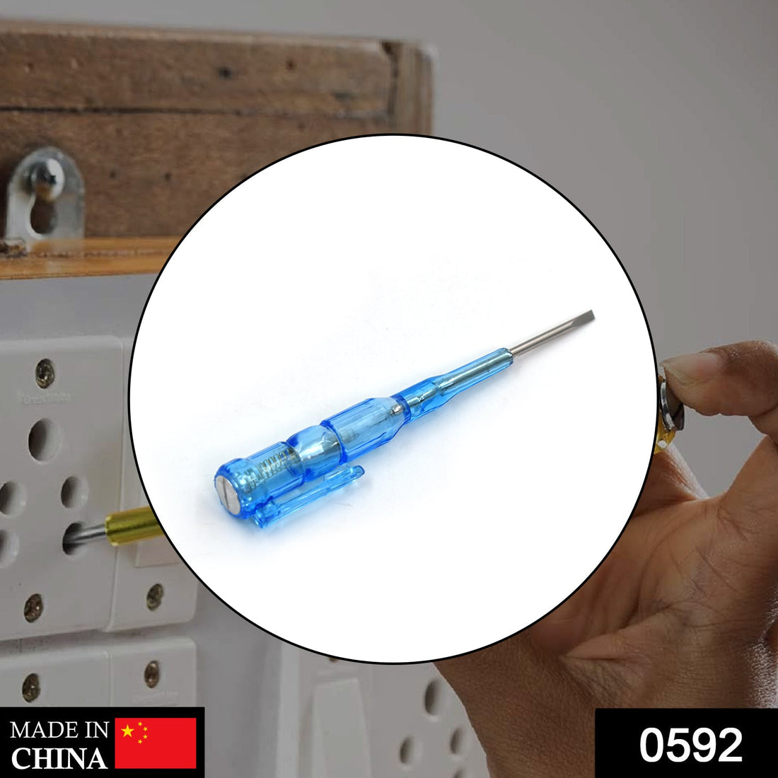 Durable linemen tester screwdriver for accurate electrical testing.