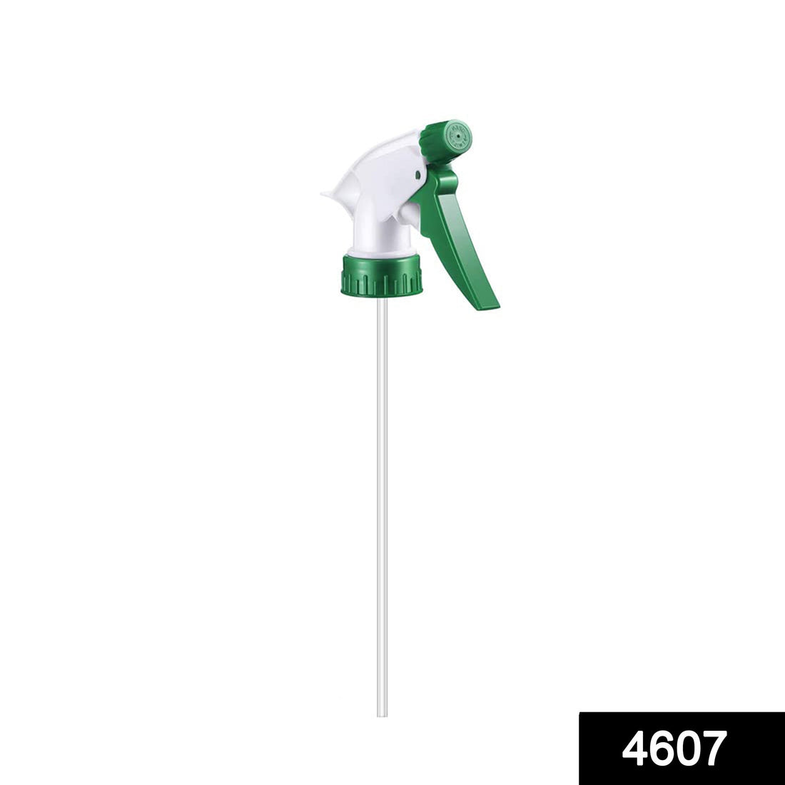 Plastic spray bottle nozzle, trigger style, replacement head with pipe for easy spraying.