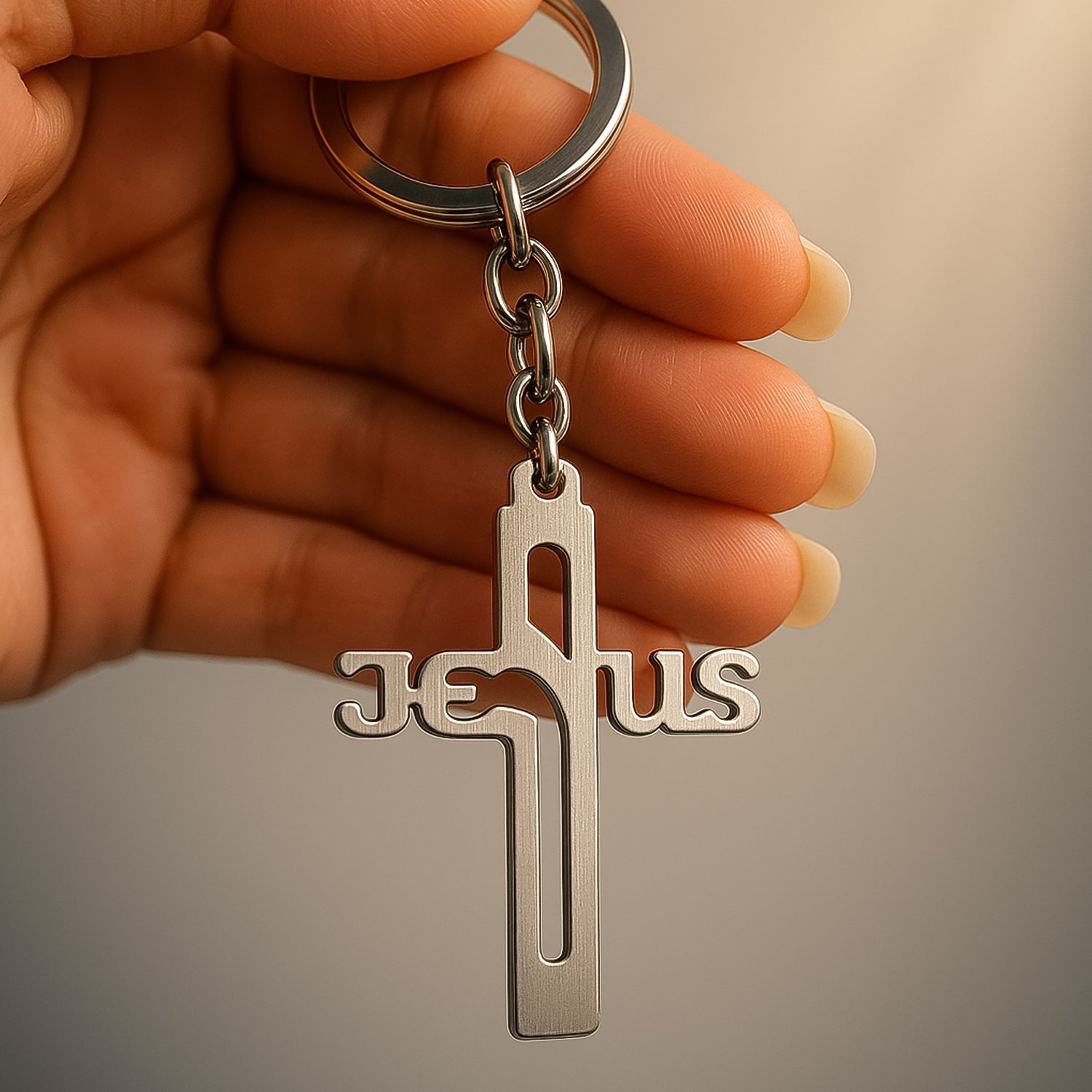 Premium Metal Cross Key Holder