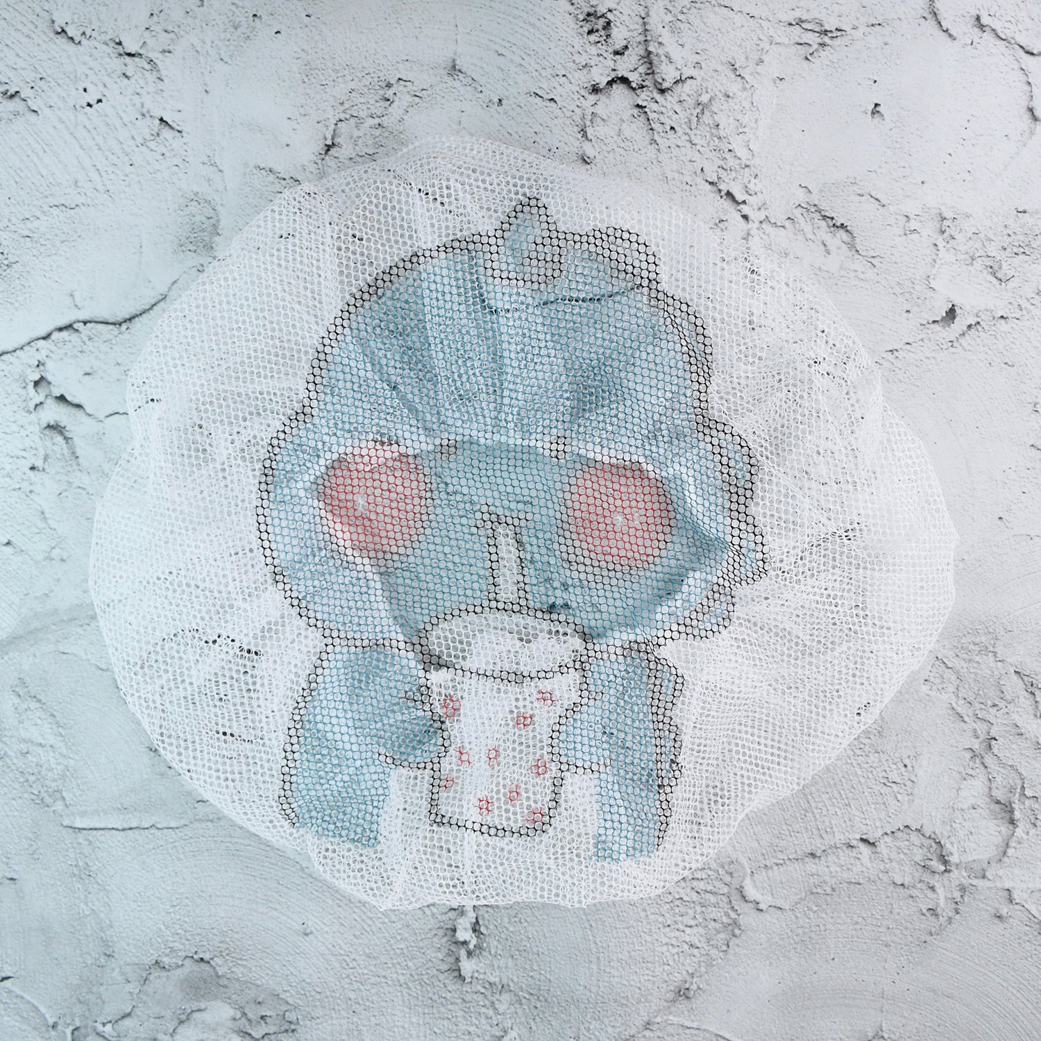 Cute Cartoon Character Fabric Mesh Fan Cover (1 Pc / Mix Design)