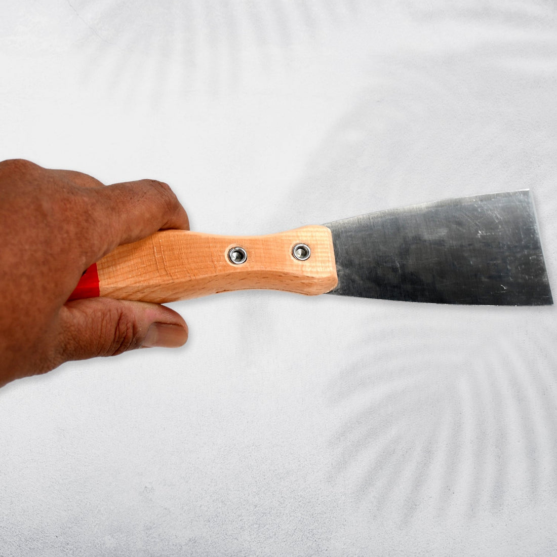 Rubber handle putty knife set
