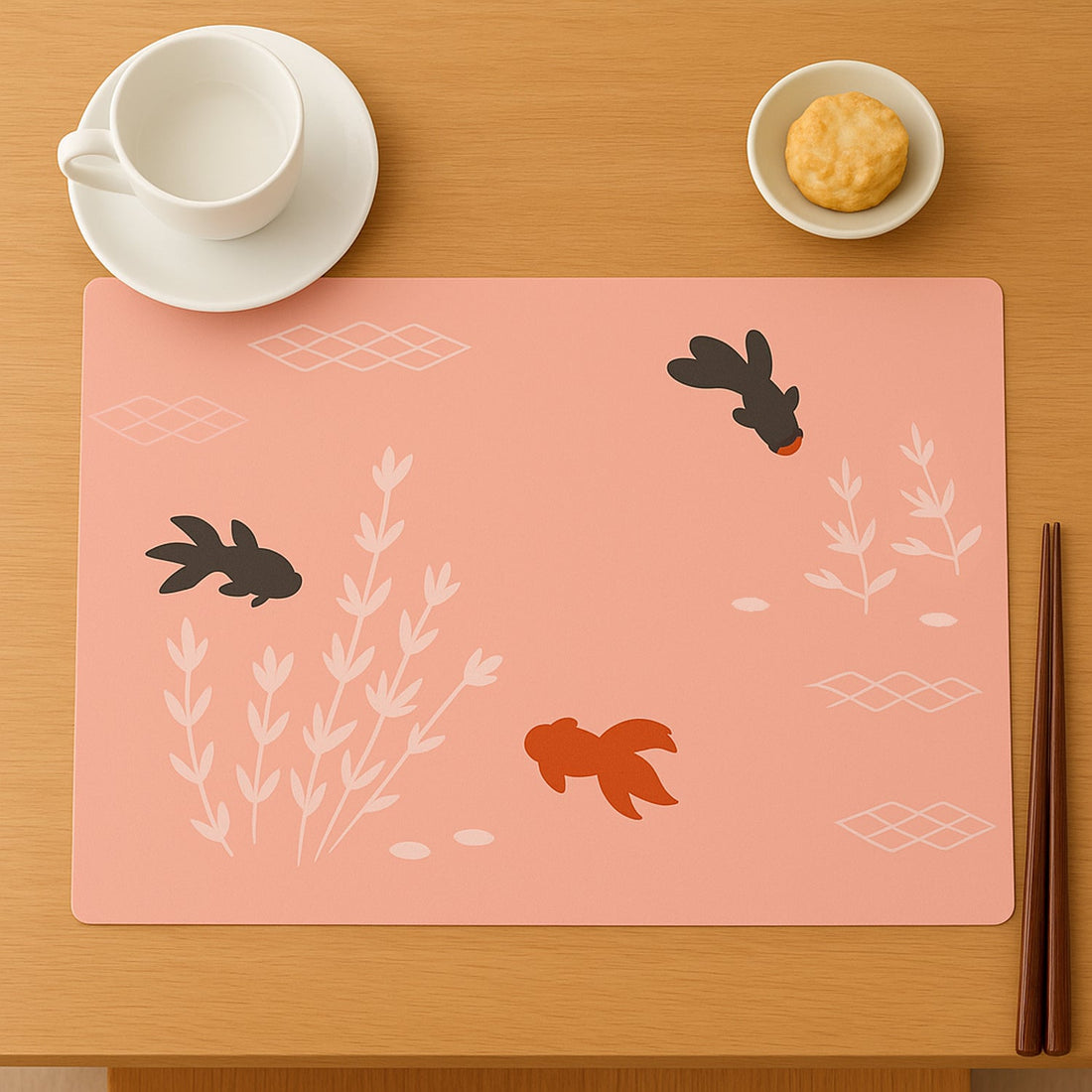 Decorative Dining Table Placemats with Elegant Design (4 Pc / 45x35 Cm)