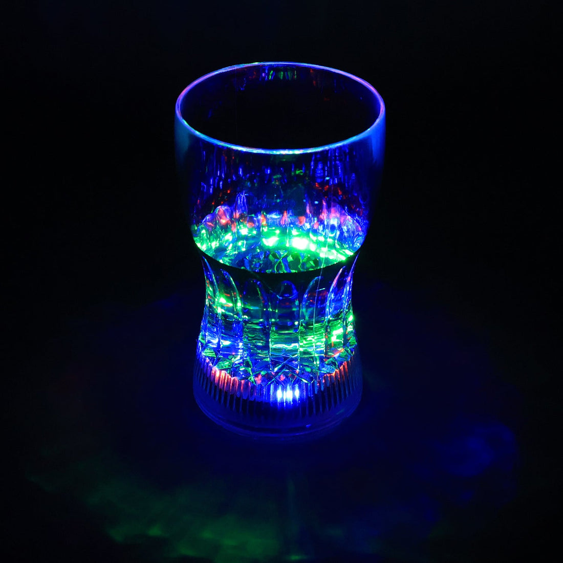 Plastic Fancy LED Light Glass 200 ML (1 Pc)