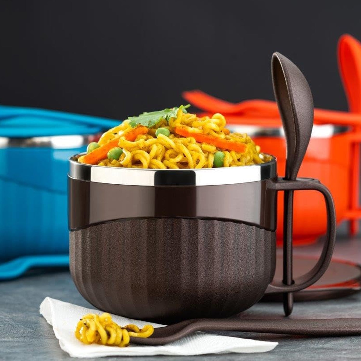 Home Chef Tangy Twist Insulated Lunch Bowl (Approx 650ML & 1 Pc)