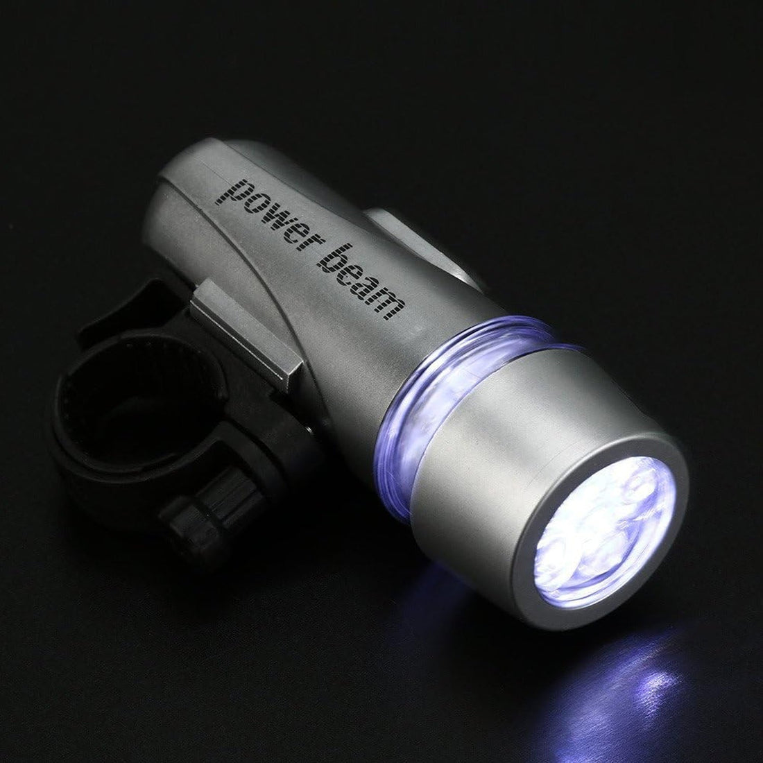 Power Beam LED Bicycle Headlight - (1 Pc)