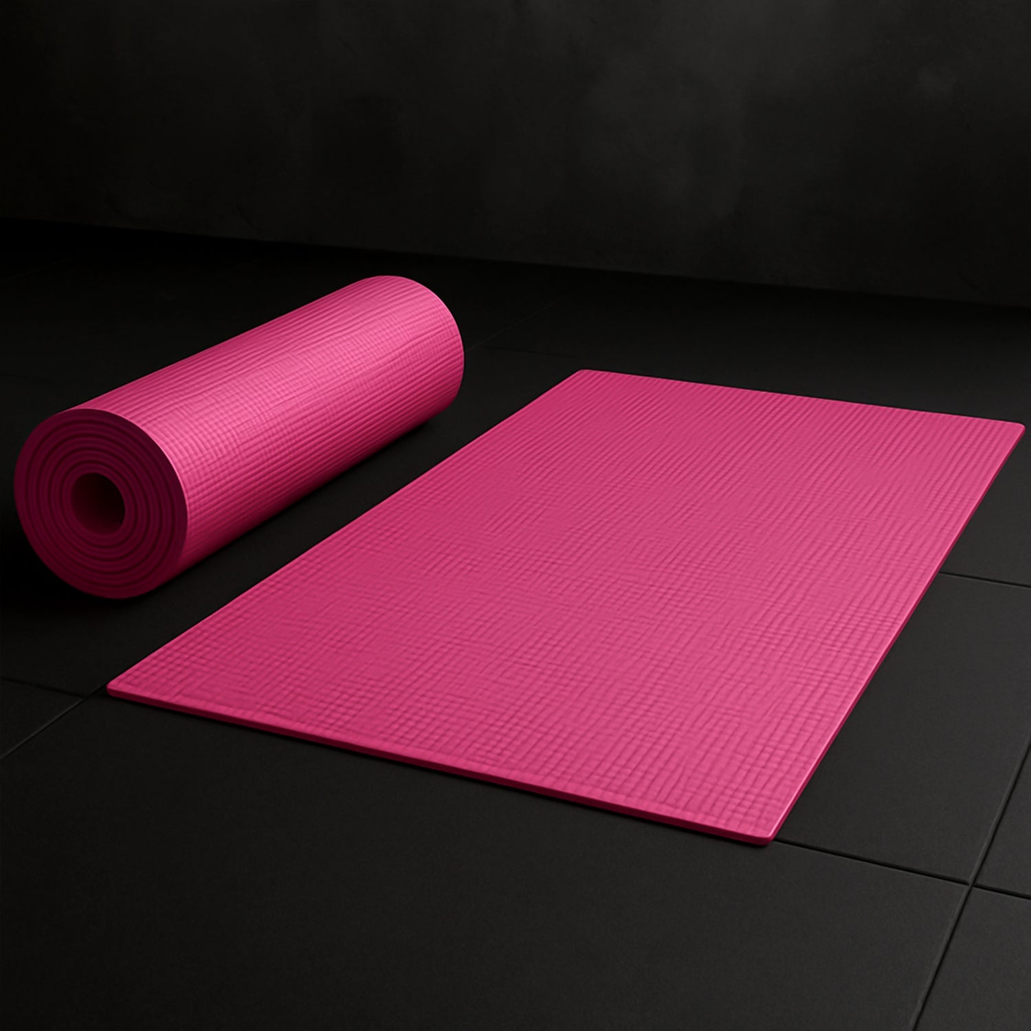 Yoga Mat Eco-Friendly For Fitness Exercise Workout Gym with Non-Slip (180x60xcm) Color may very