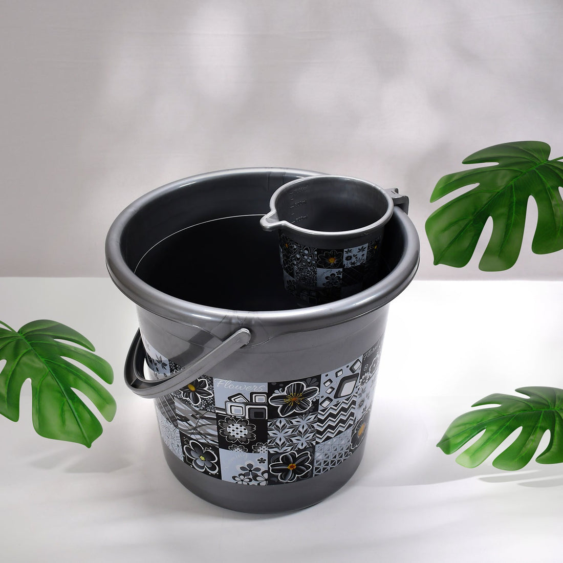 Large Capacity Plastic Bathroom Set of 7Pieces (1pc Big Tub, 1pc bucket,1pc , 1pc Mug, 1pc Soap Case, 1pc , 1pc Stool)