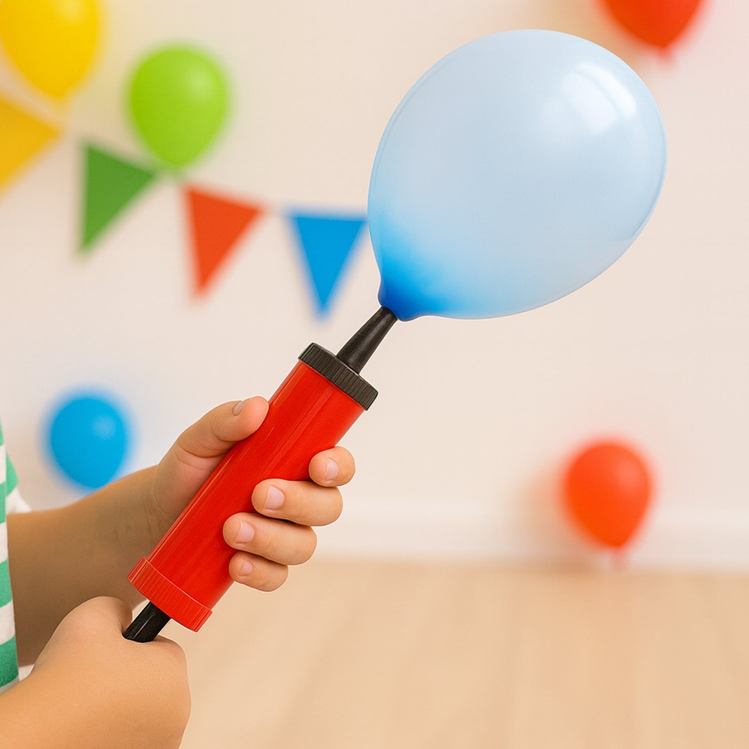 Manual Dual Handheld Balloon Air Pump (1 Pc / 17 cm)