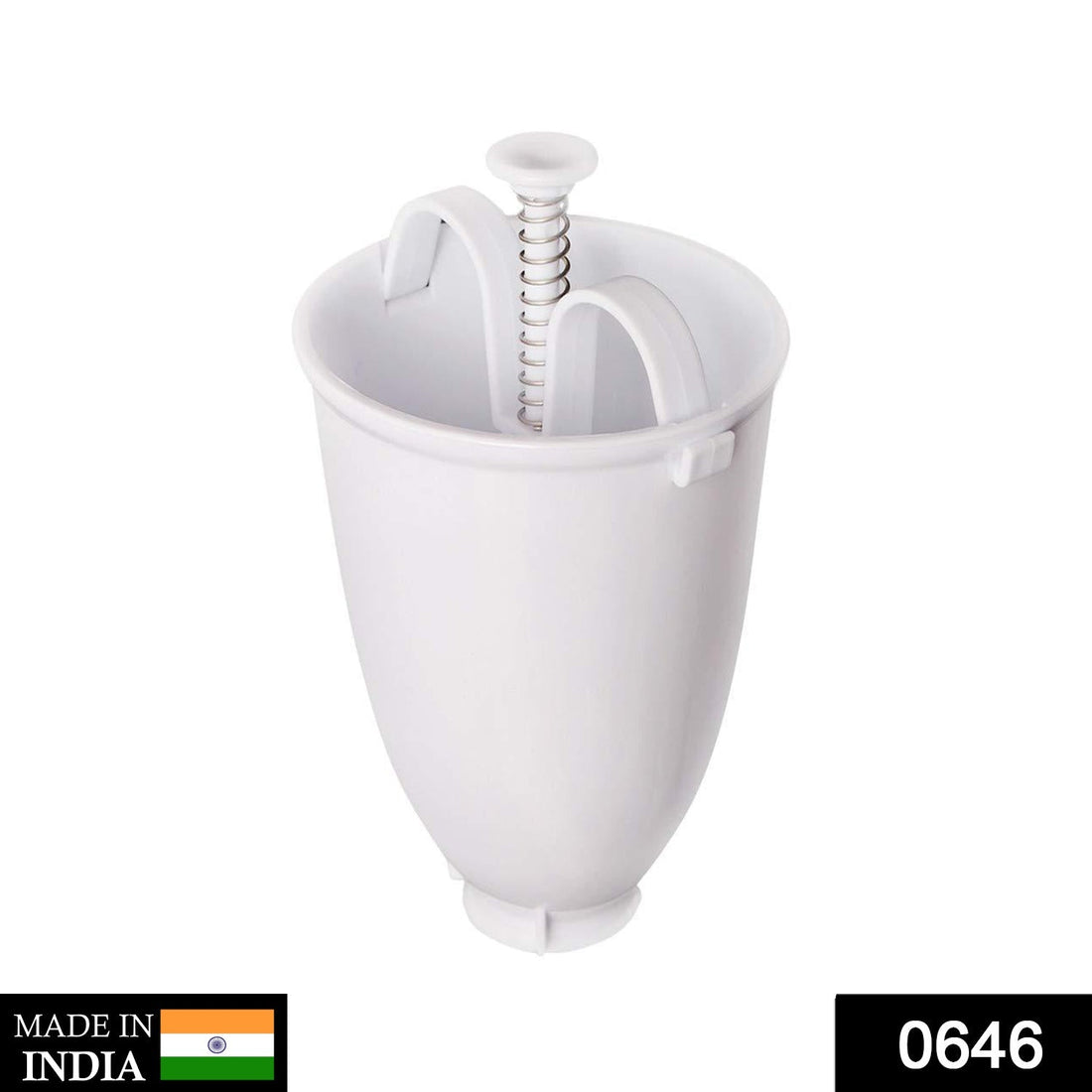 Simple donut and vada dispenser with easy grip for smooth operation.