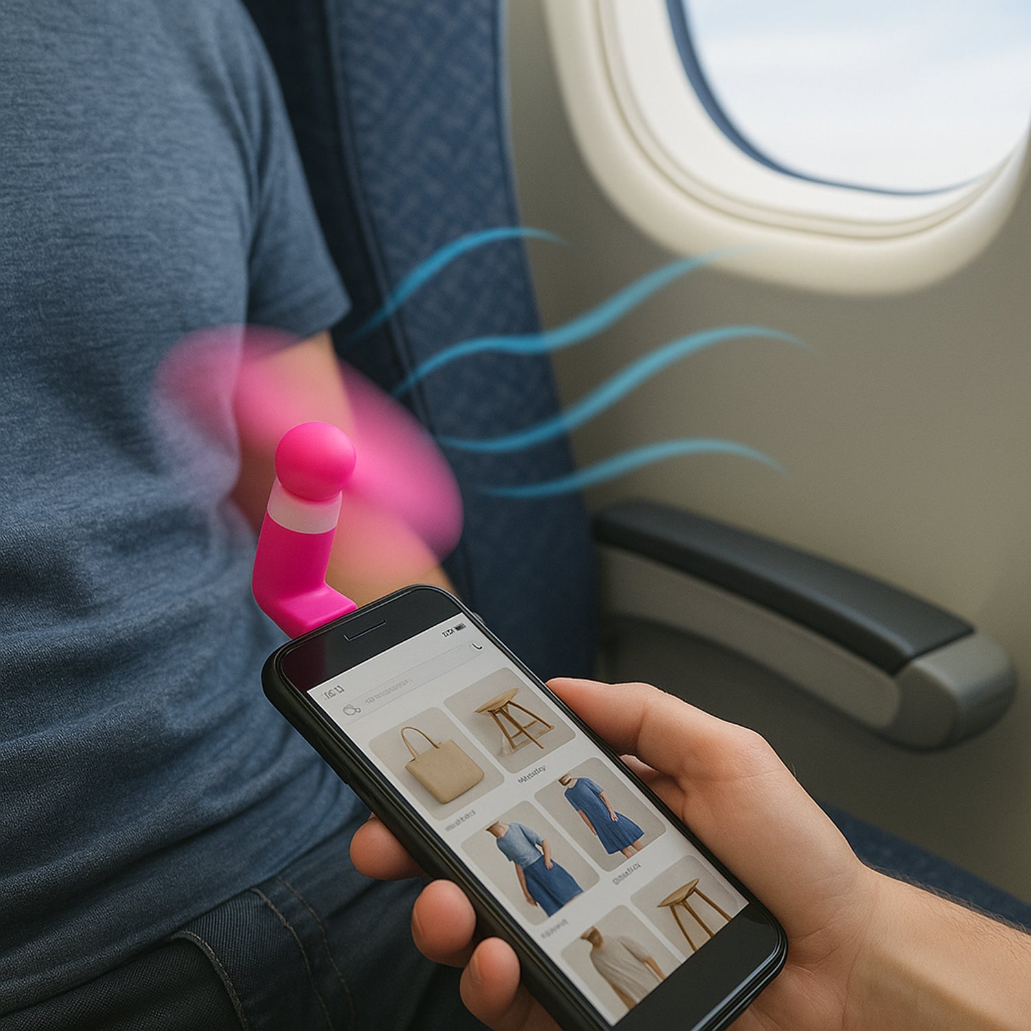 Mini Mobile Phone Cooling Fan - (1 Pc)