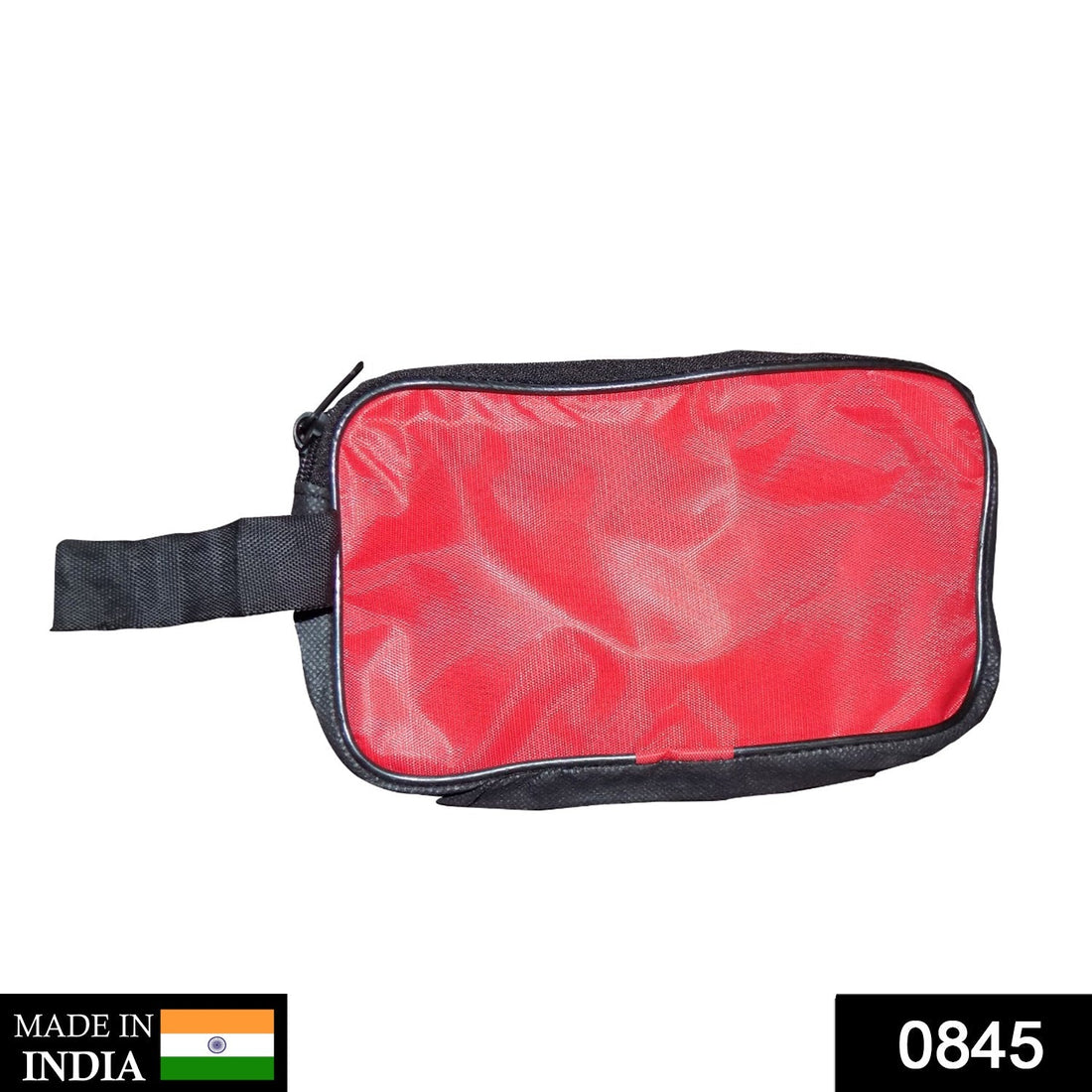 Red travel hand pouch