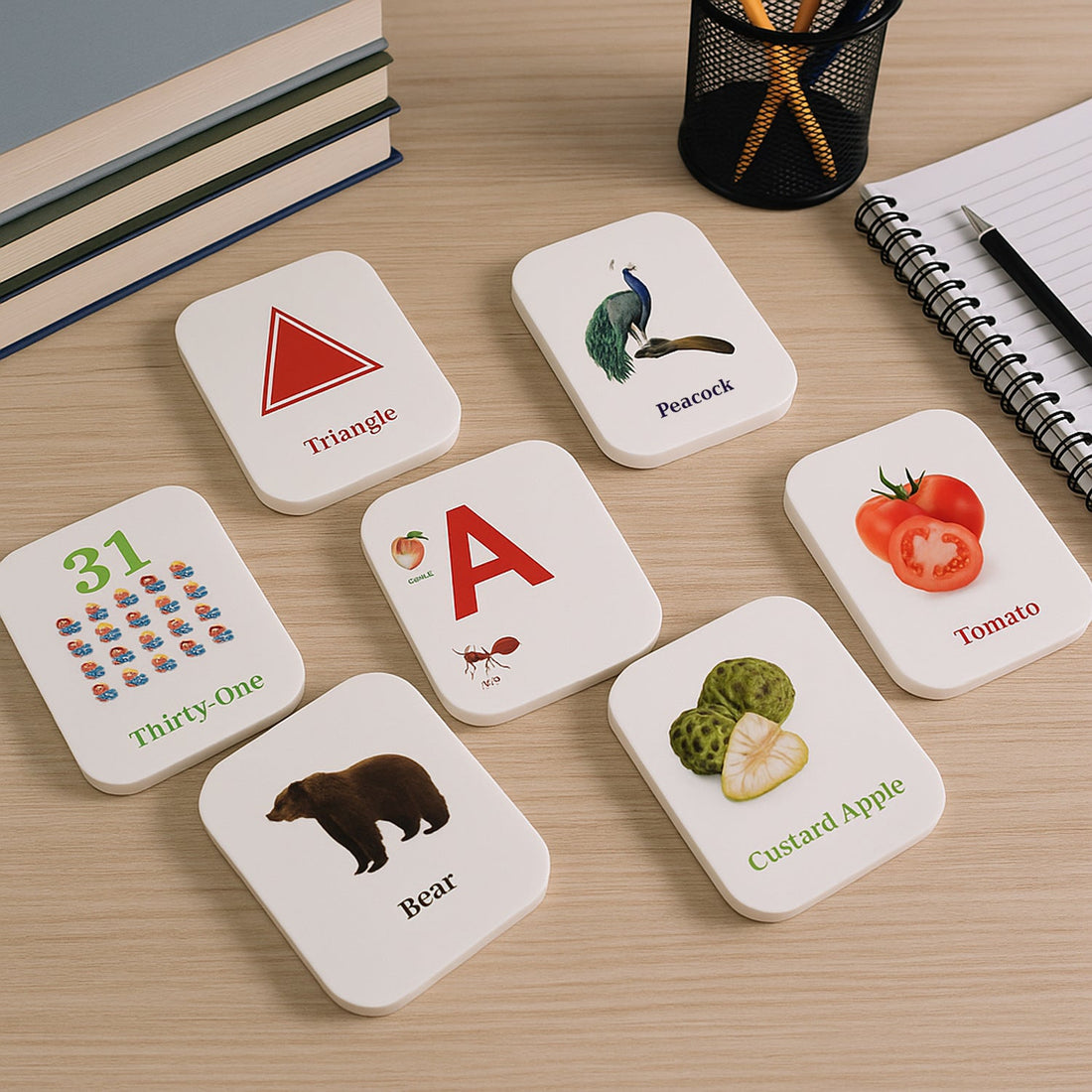 7-in-1 Kidkraft Early Learner Flashcard Combo Set ( 224 PC  CARD)