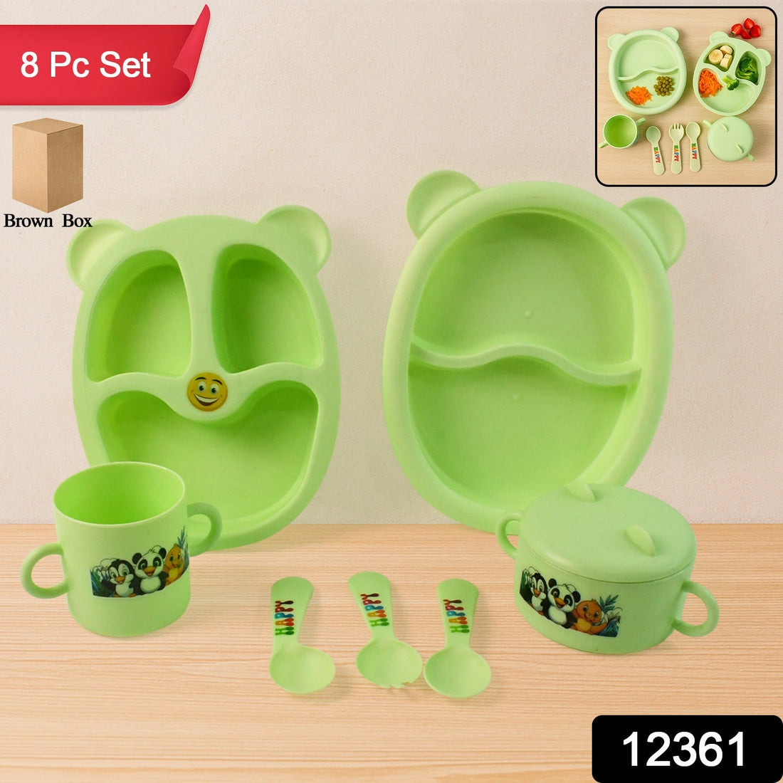 5-Piece Kids Feeding Dinner Set