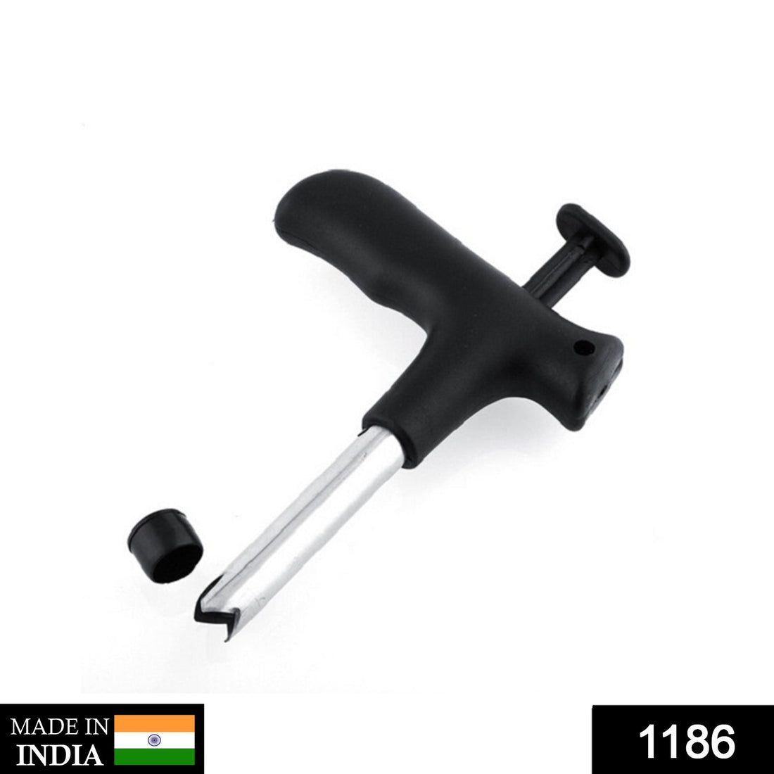 Coconut opener with ergonomic handle