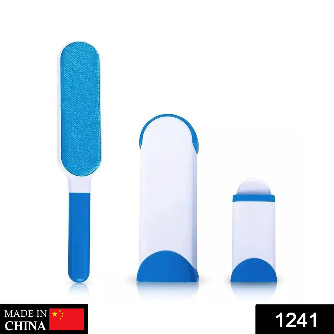 Double-sided pet hair remover for fur cleaning