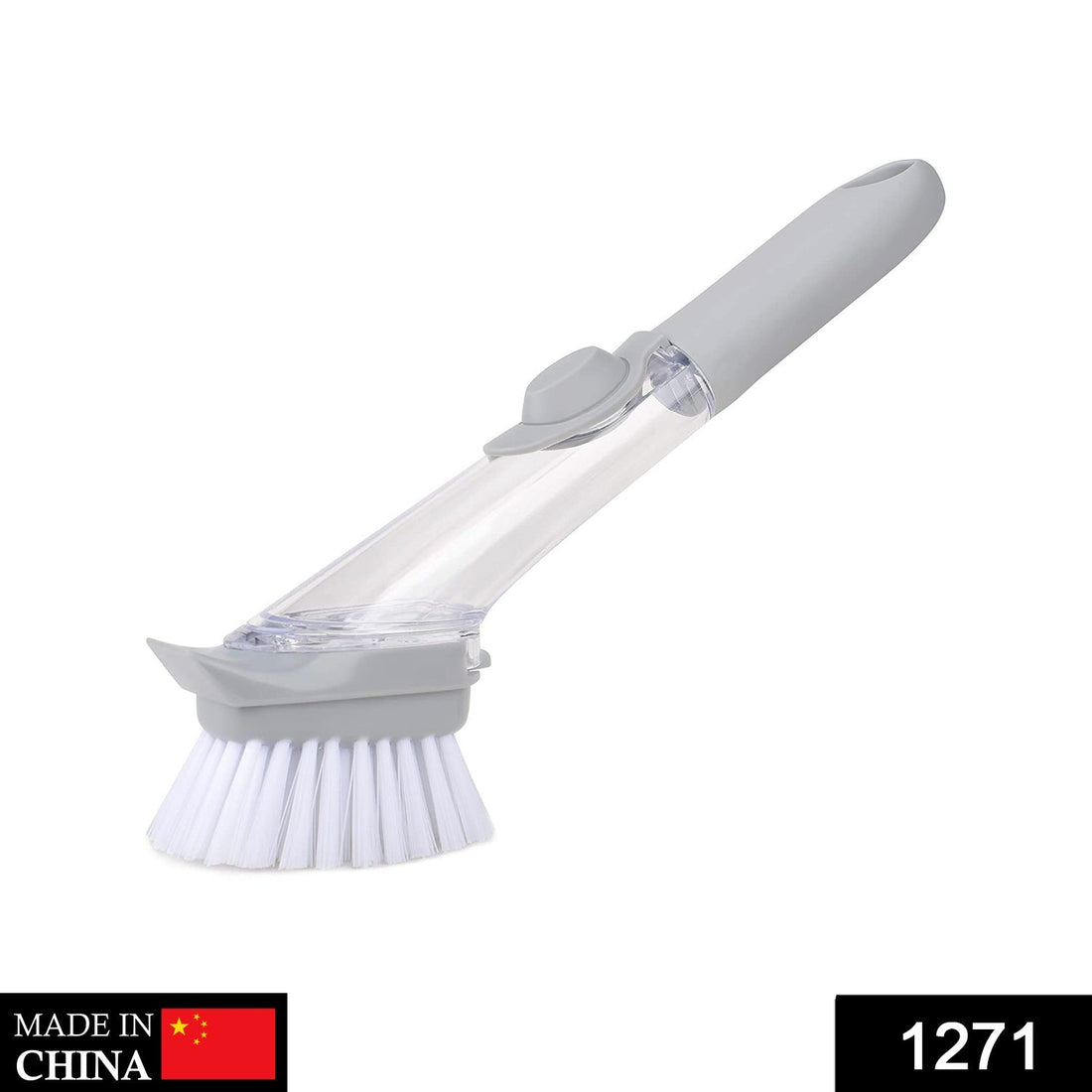 Automatic Liquid Dispenser Dish Clean Brush Scrubber