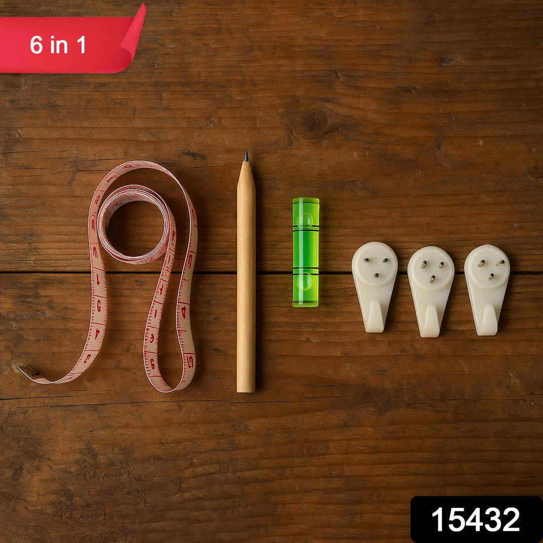 Easy Hang 6-in-1 Wall Decor Tool Kit