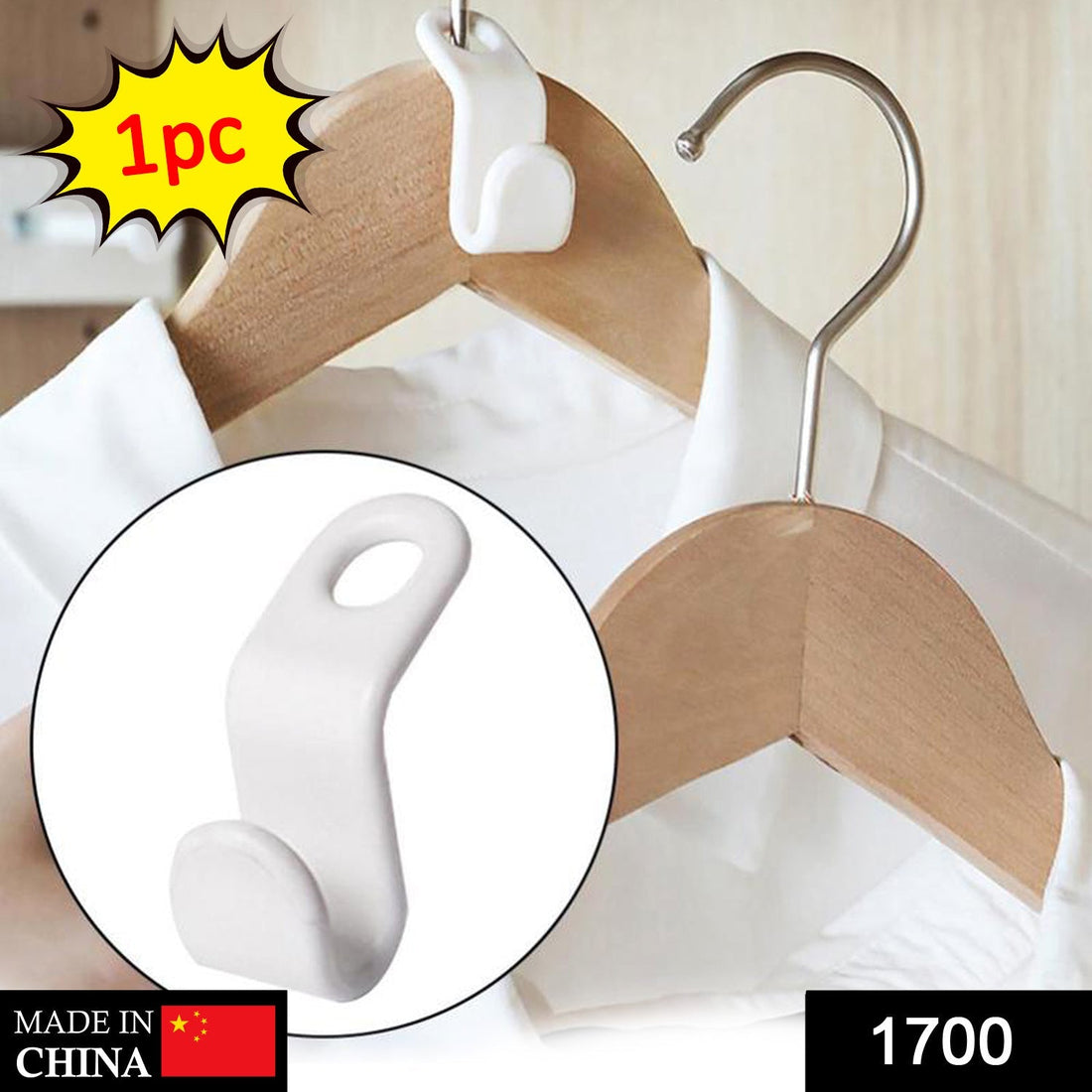 Practical non-slip plastic hanger.