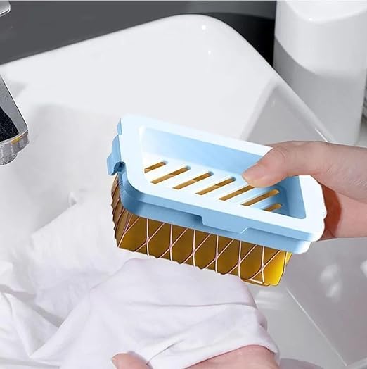 Elastic Mesh Soap Bubble Box, Multifunctional Laundry Soap Saver, Hands-Free Foam Soap Dispenser, Portable