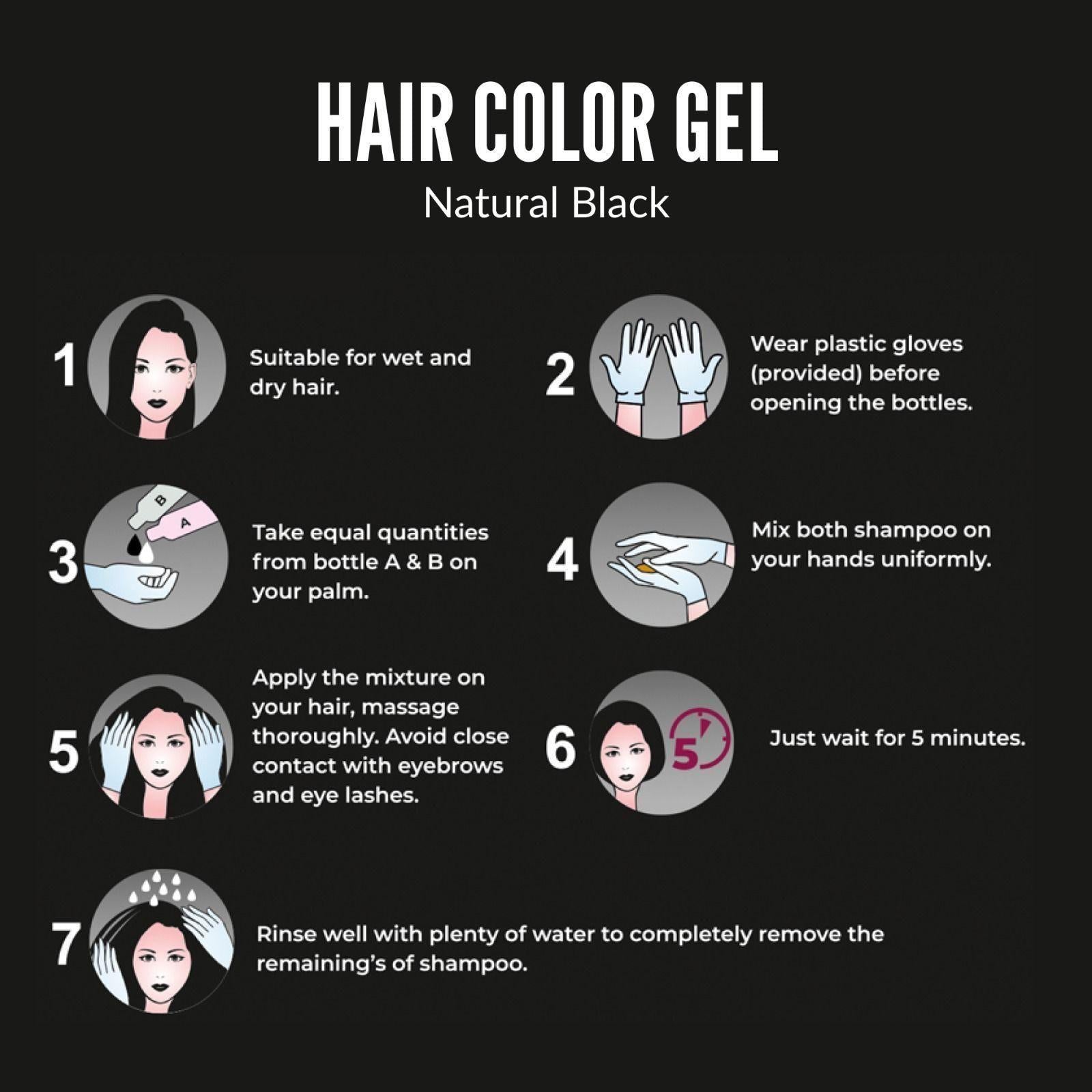 Fruit Vinegar Gel Based Hair Color 125 ml (Pack of 2)