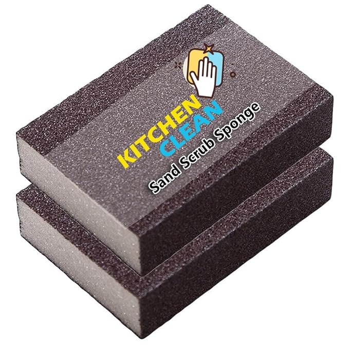 Kitchen Clean Multipurpose Sand Scrub Sponge Pad