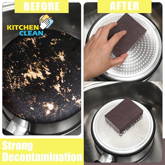 Kitchen Clean Multipurpose Sand Scrub Sponge Pad