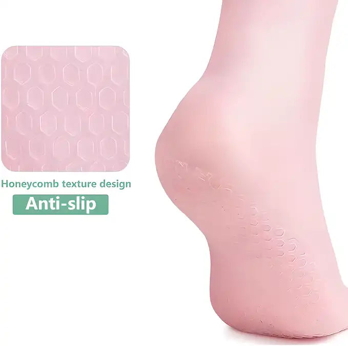 Silicone Gel Heel Socks Anti Slip for Dry Cracked Feet
