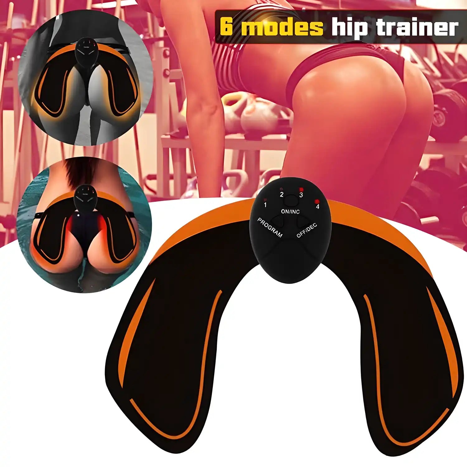 Buttock Lifting Massage Machine Hip Trainer with 6 Modes