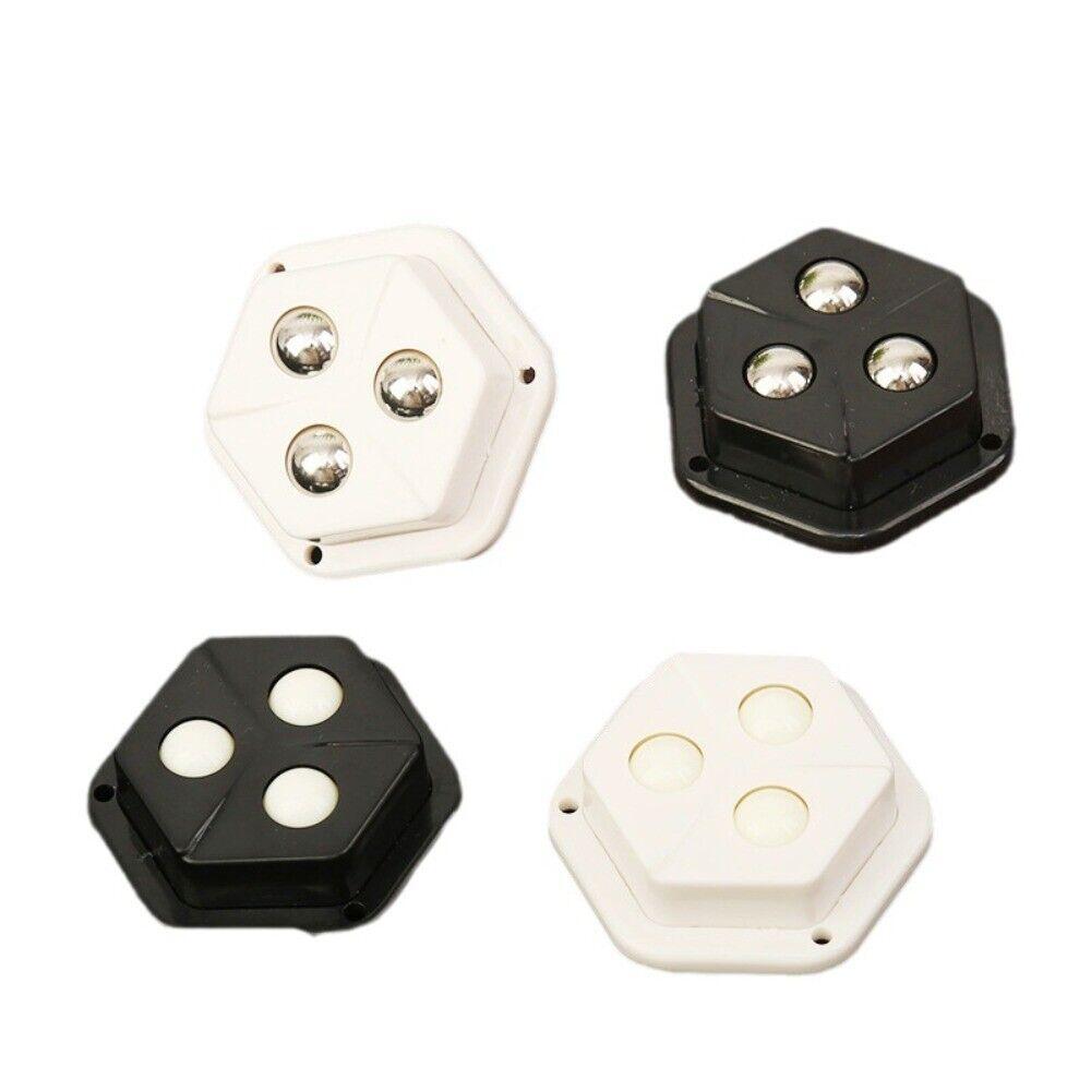 4 Pcs Pentagon Mini Caster Wheels