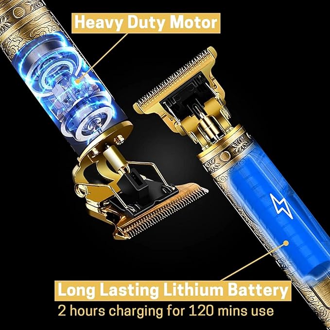 BOAT Hybrid Trimmer and Shaver with Dual Protection Technology for No Nicks and Cuts as Blade Never Touches Skin (New Model)