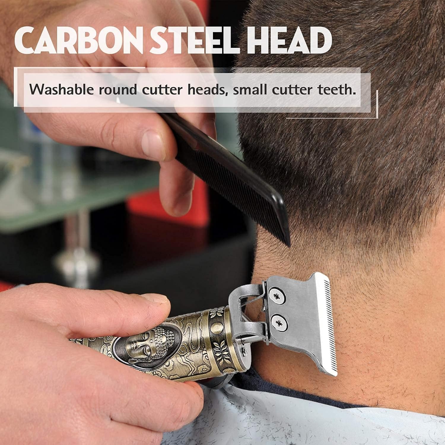 Maxtop t99 Trimmer Men Beard Trimmer, Professional Hair Clipper, Adjustable Blade Clipper, Hair Trimmer and Shaver For Men, Close Cut Precise Hair Machine, Body Trimmer Men(Metal Body)
