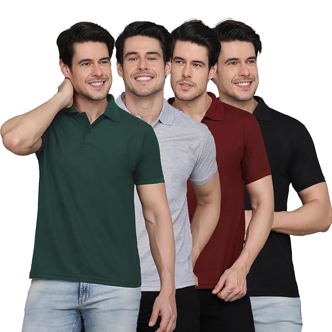 pack of 4 Polo neck
