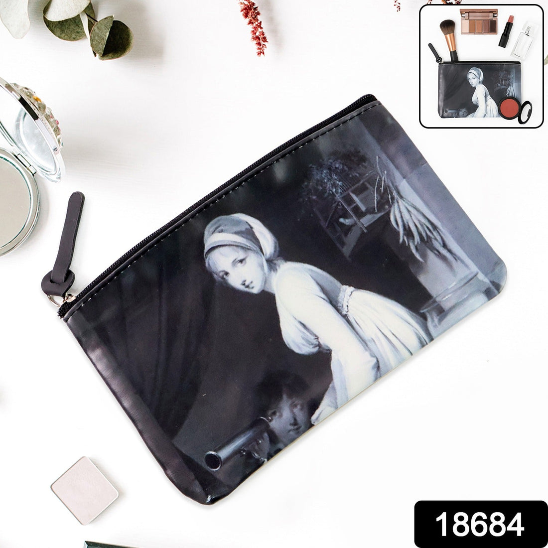 Stylish Multipurpose Makeup & Stationery Bag 