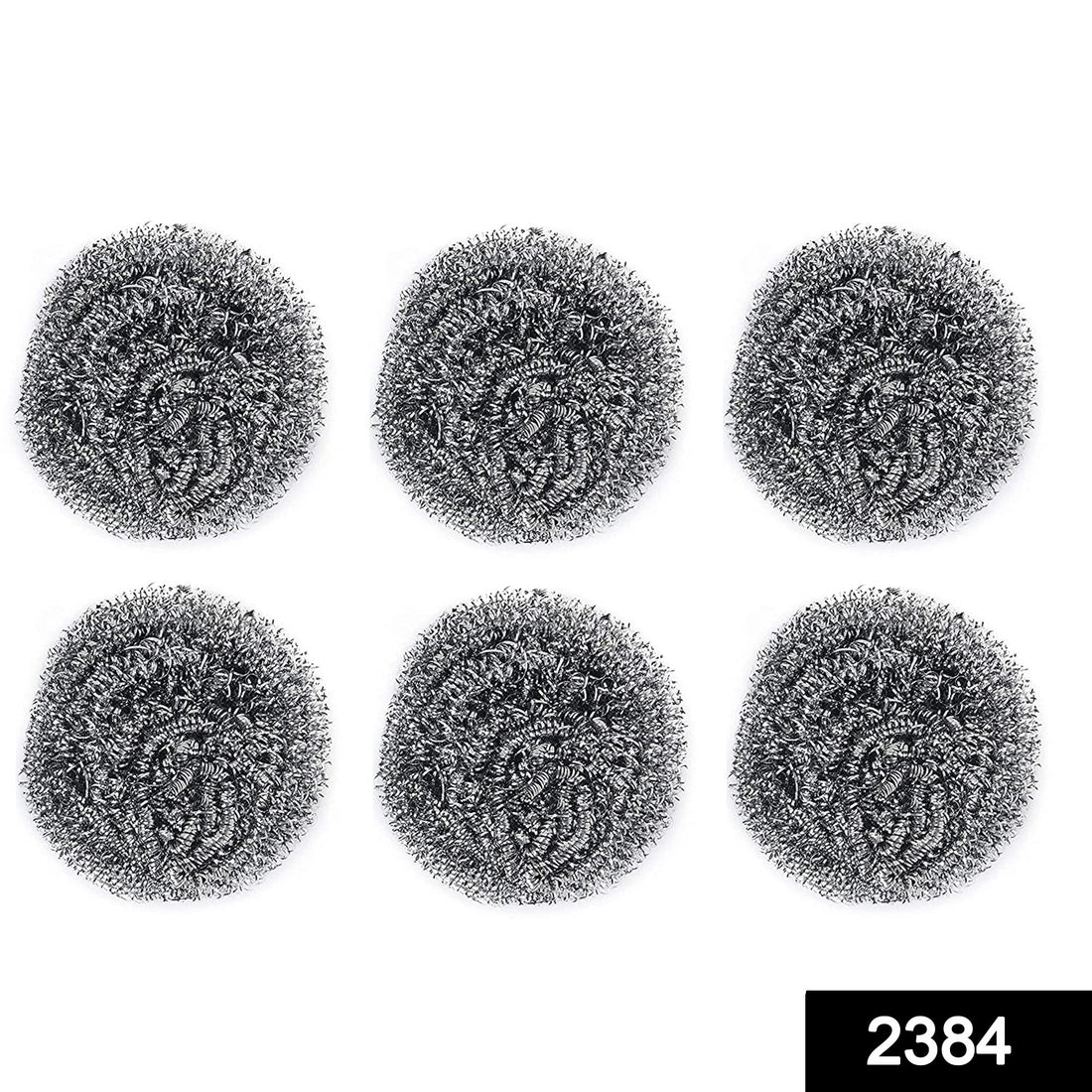 Stainless steel scrubbing pads, 6 pack, effective cleaning